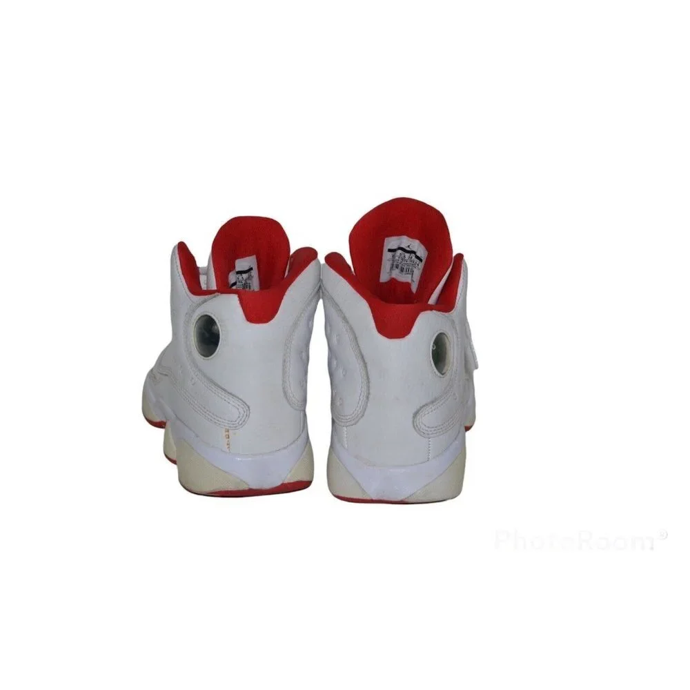Nike Air Jordan 13 Retro History of‎ Flight White & Red 414574-103 Size 6Y